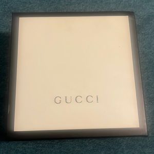 Classic white and black Gucci box